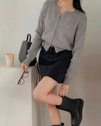 Daily Metal Charm Cardigan