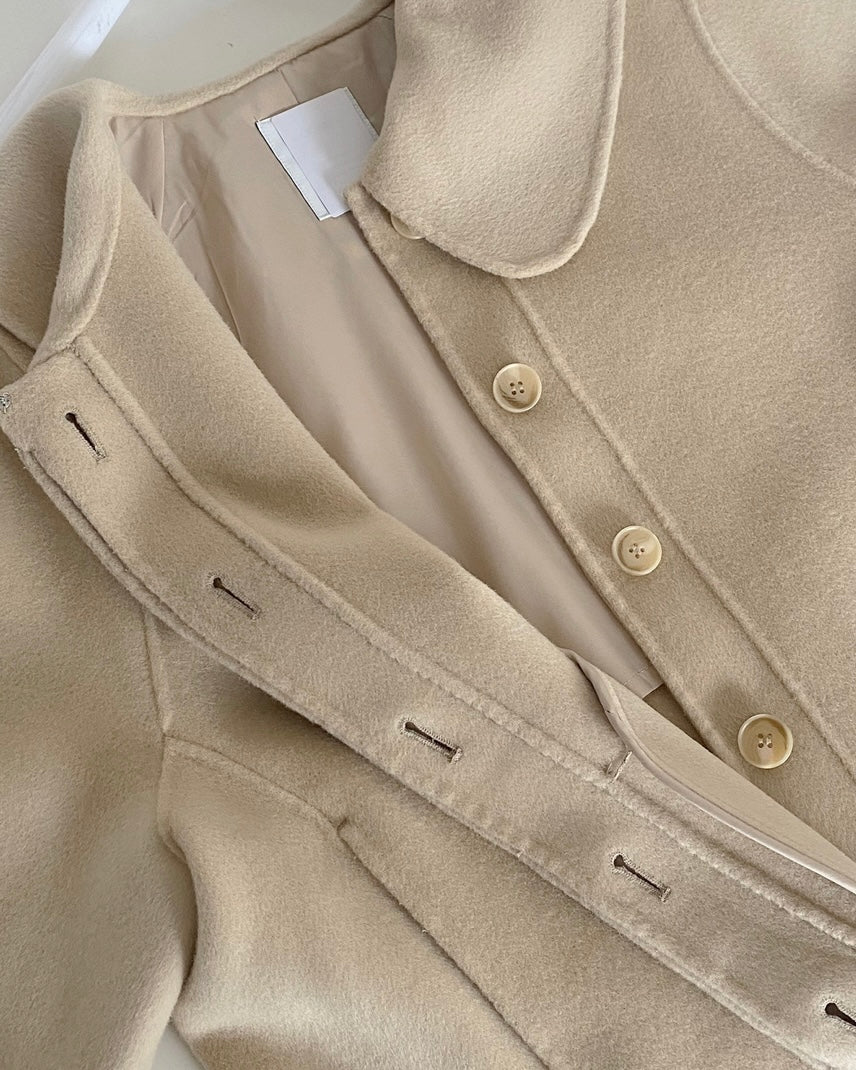 Laura 80% Wool Short Coat