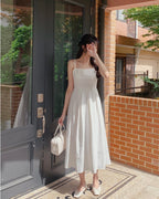 Pleats Sleeveless Dress