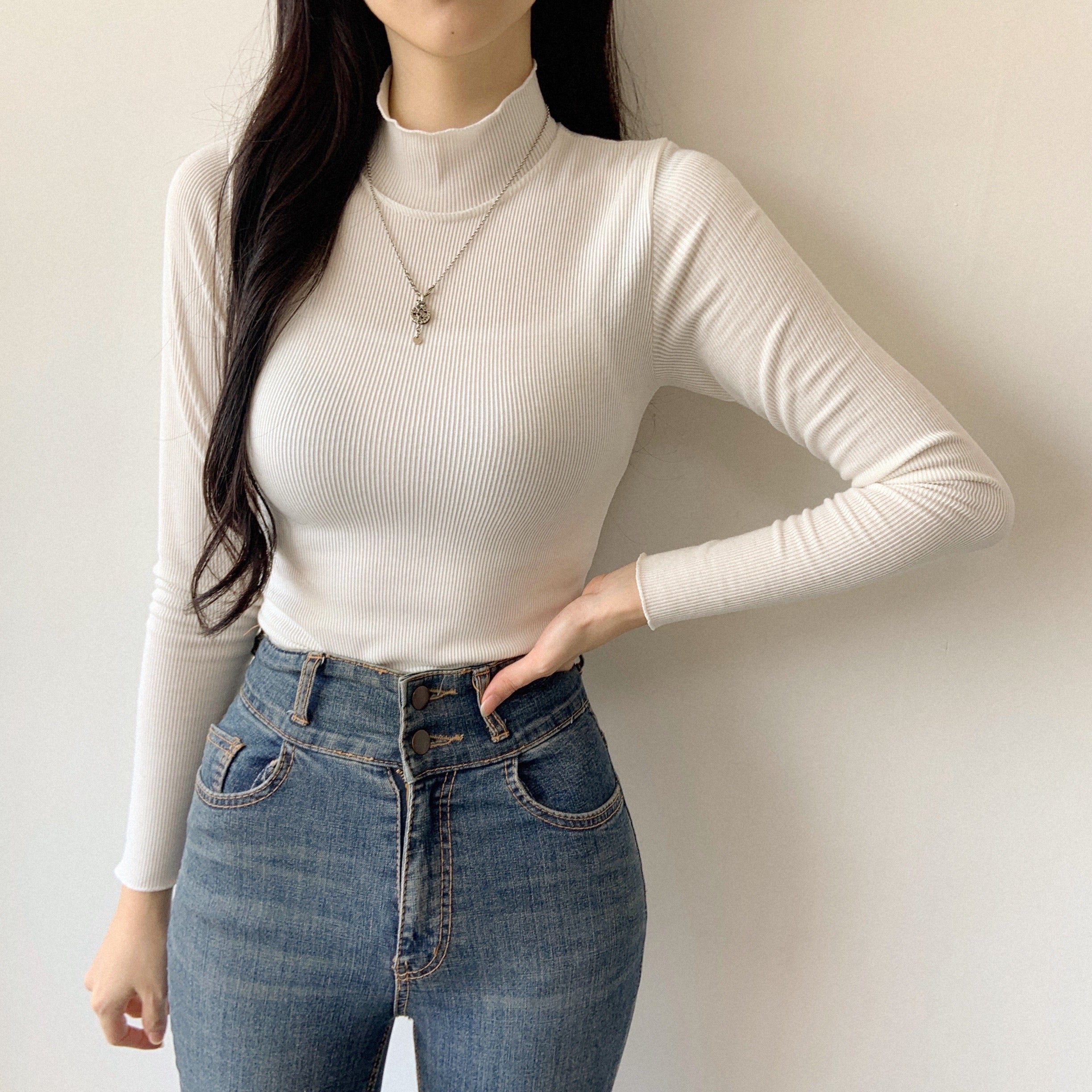 Ripped Turtleneck