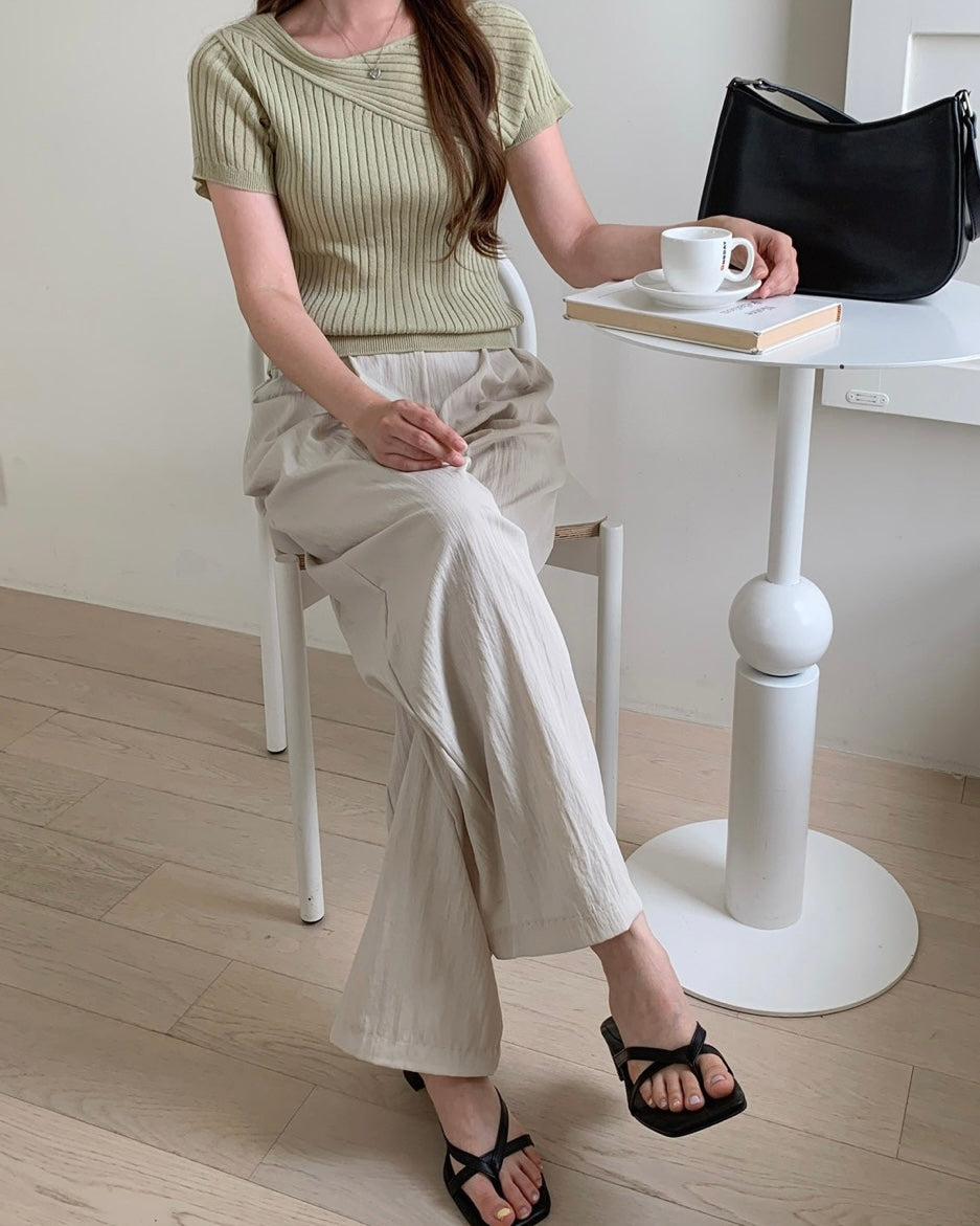 Summer Pin-Tuck Slacks