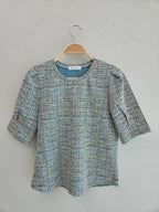 Velours Tweed Blouse