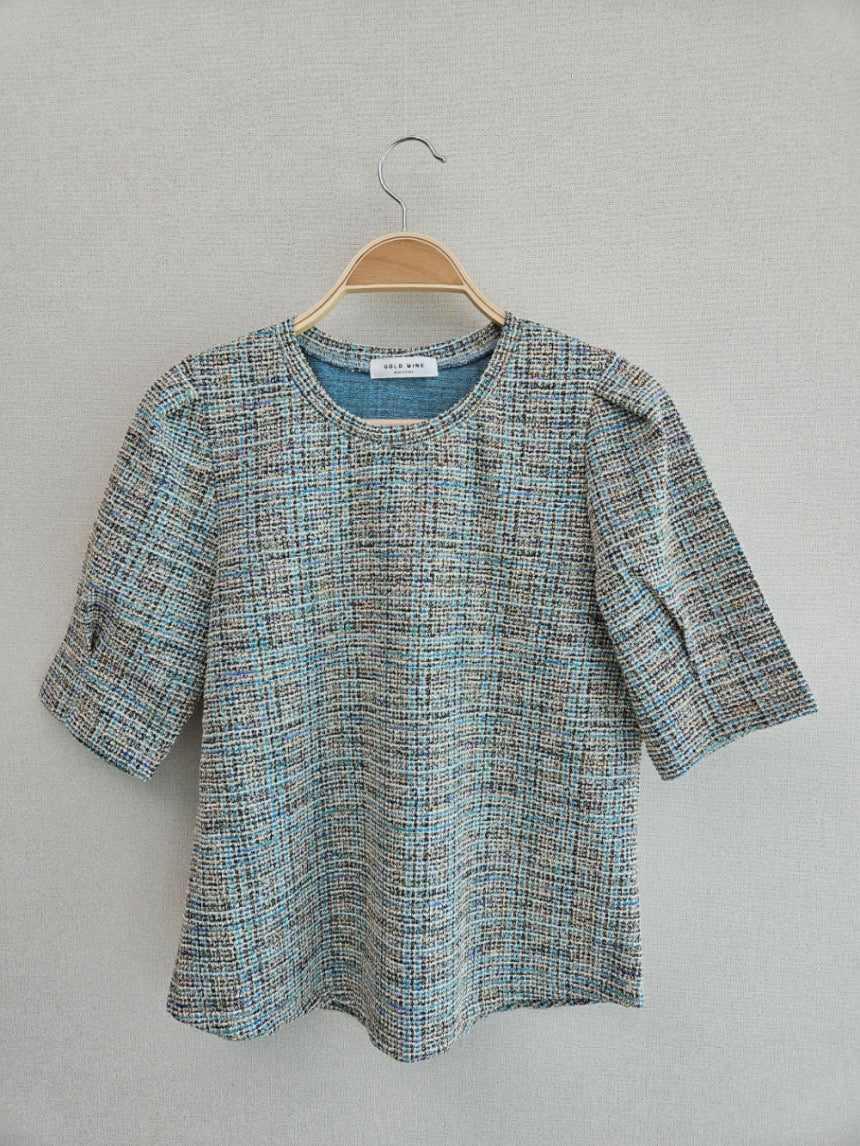 Velours Tweed Blouse