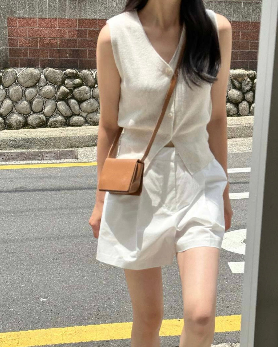 Linen Knitted Vest