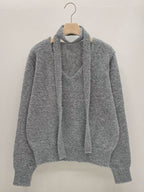 Boucle Tie Knit Set