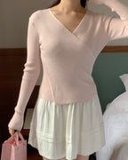 Reverie Wrap Knit Top
