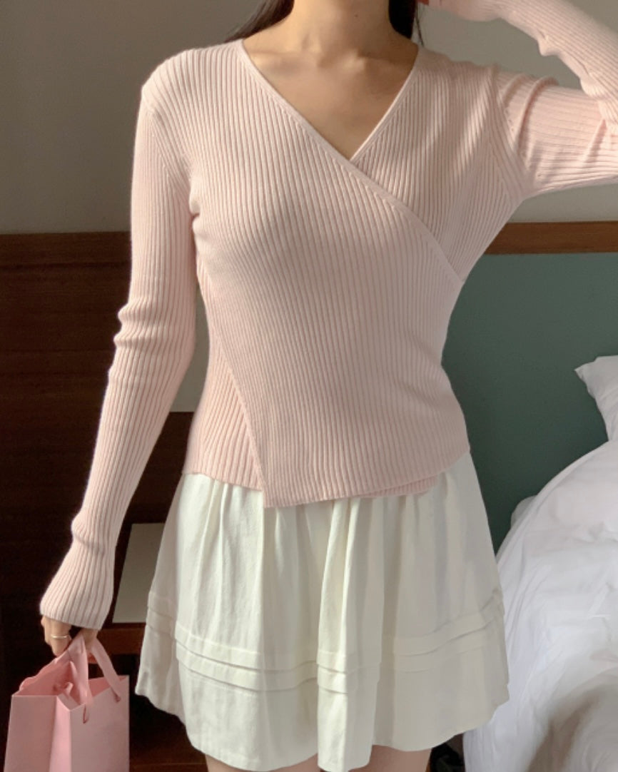 Reverie Wrap Knit Top