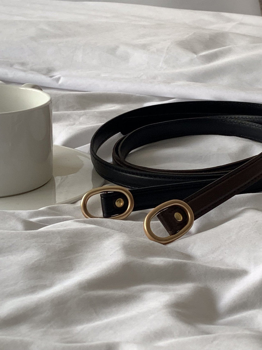 Round Slim Belt