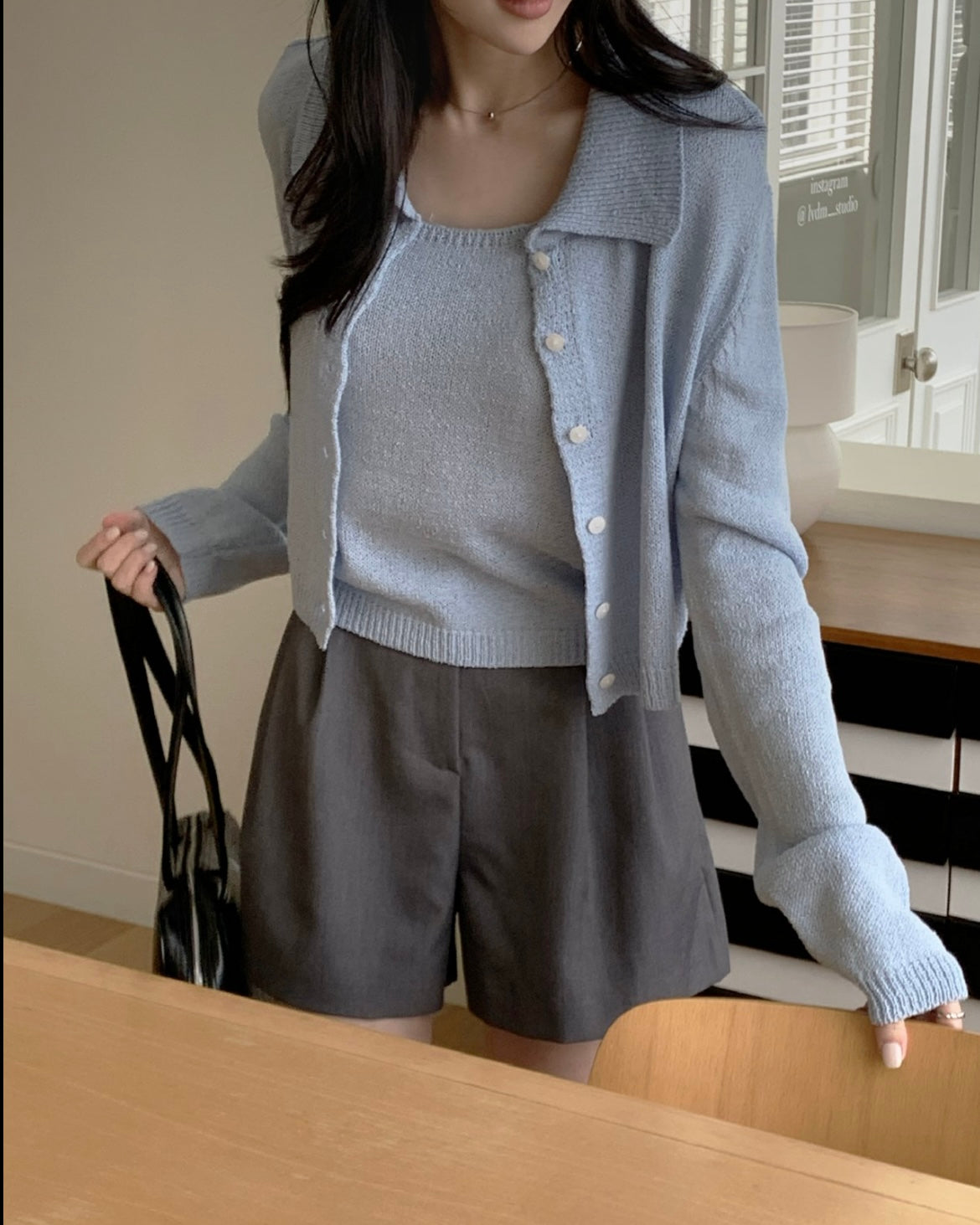 Biela Cardigan Set