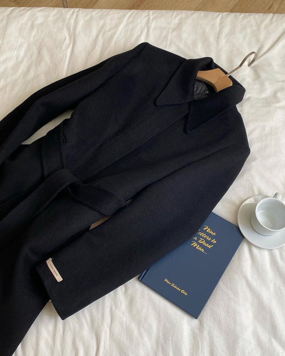 Vin Handmade 90% Wool Coat with Padded Vest