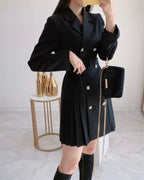 Pleats Jacket Dress