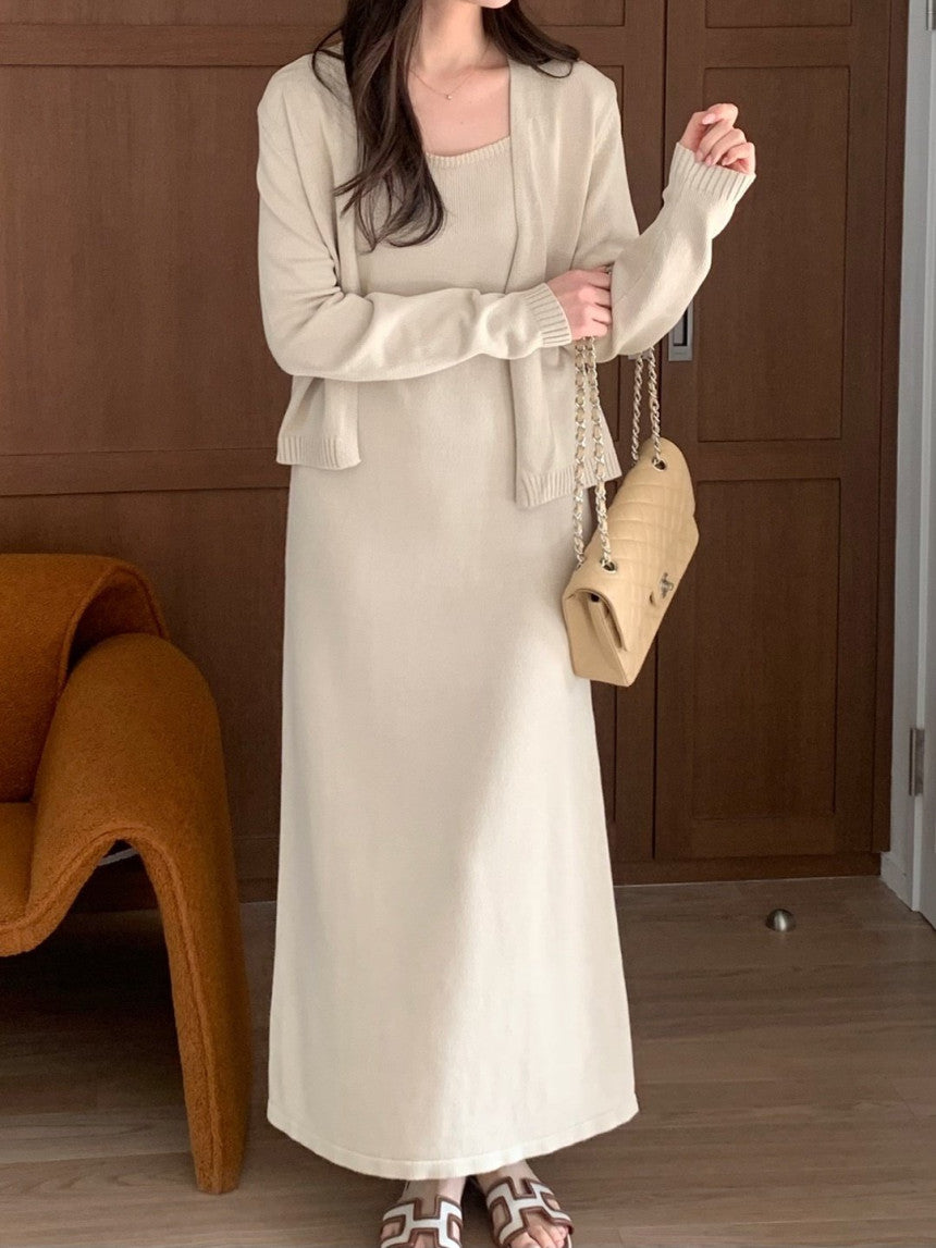 Mulia Cardigan Dress Set