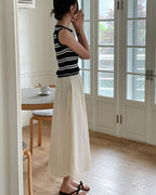 Striped Knit Sleeveless