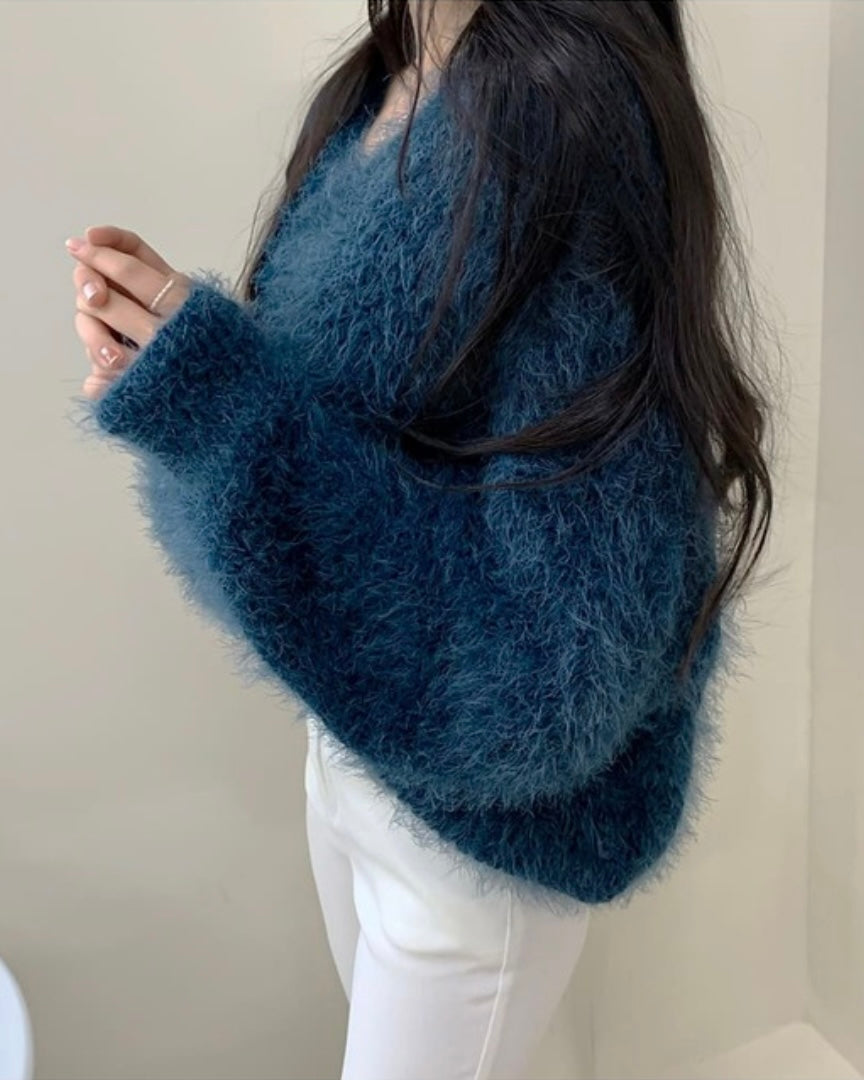 Eva V-Neck Knit Top