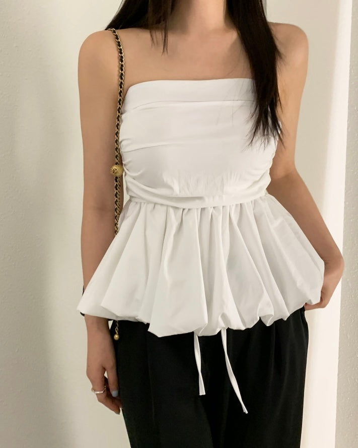 Pumpkin Banding Tube Top