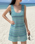 Rainbow Knit Cover-Up