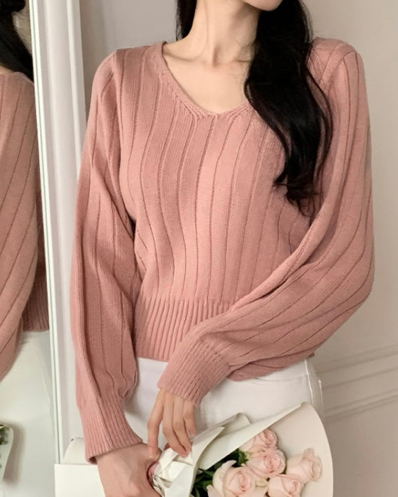 Balloon Sleeves Knit