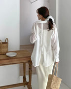 Heaven Back Ribbon Shirt