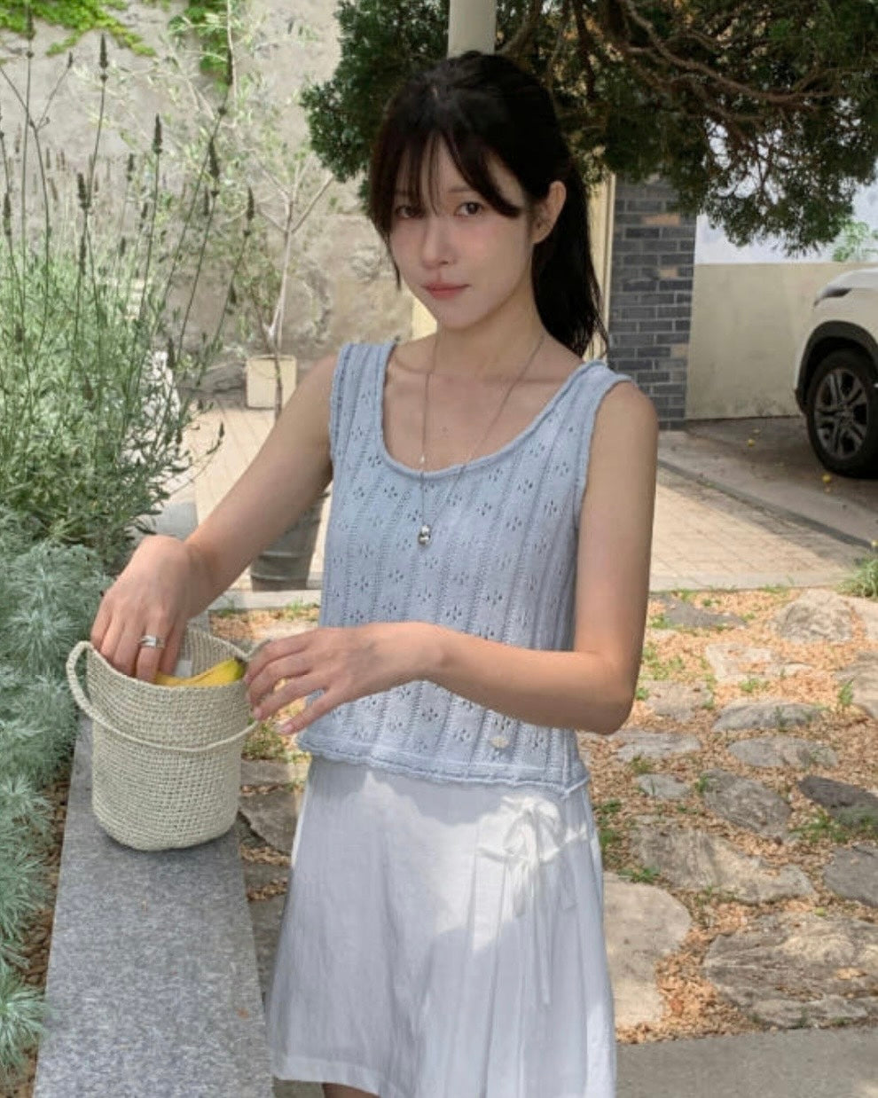 Lychee Knitted Sleeveless