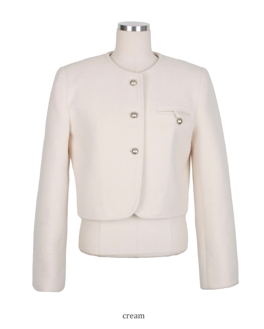 Lumiere Silver Button Jacket