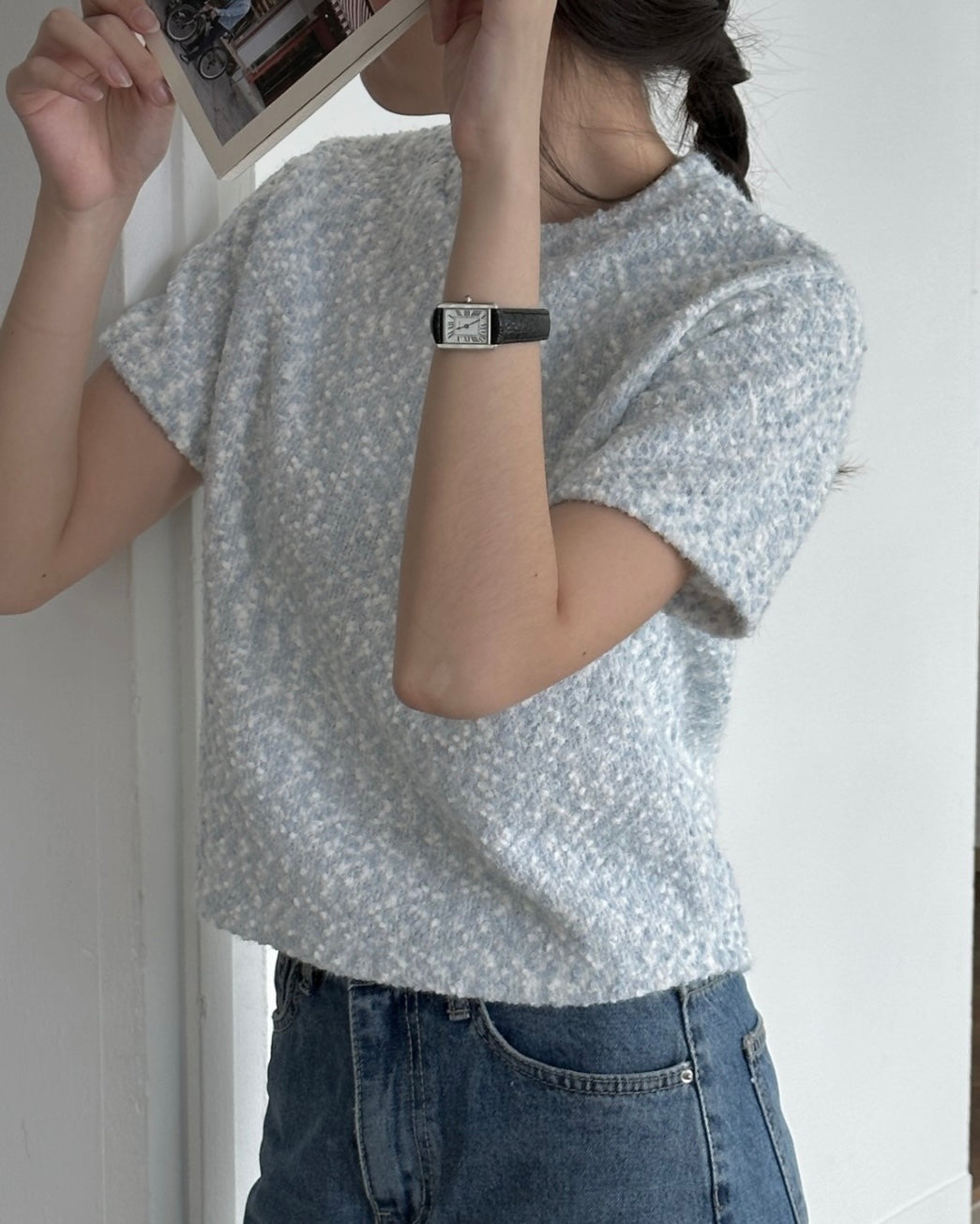 Cotton Candy Knit Short Sleeve