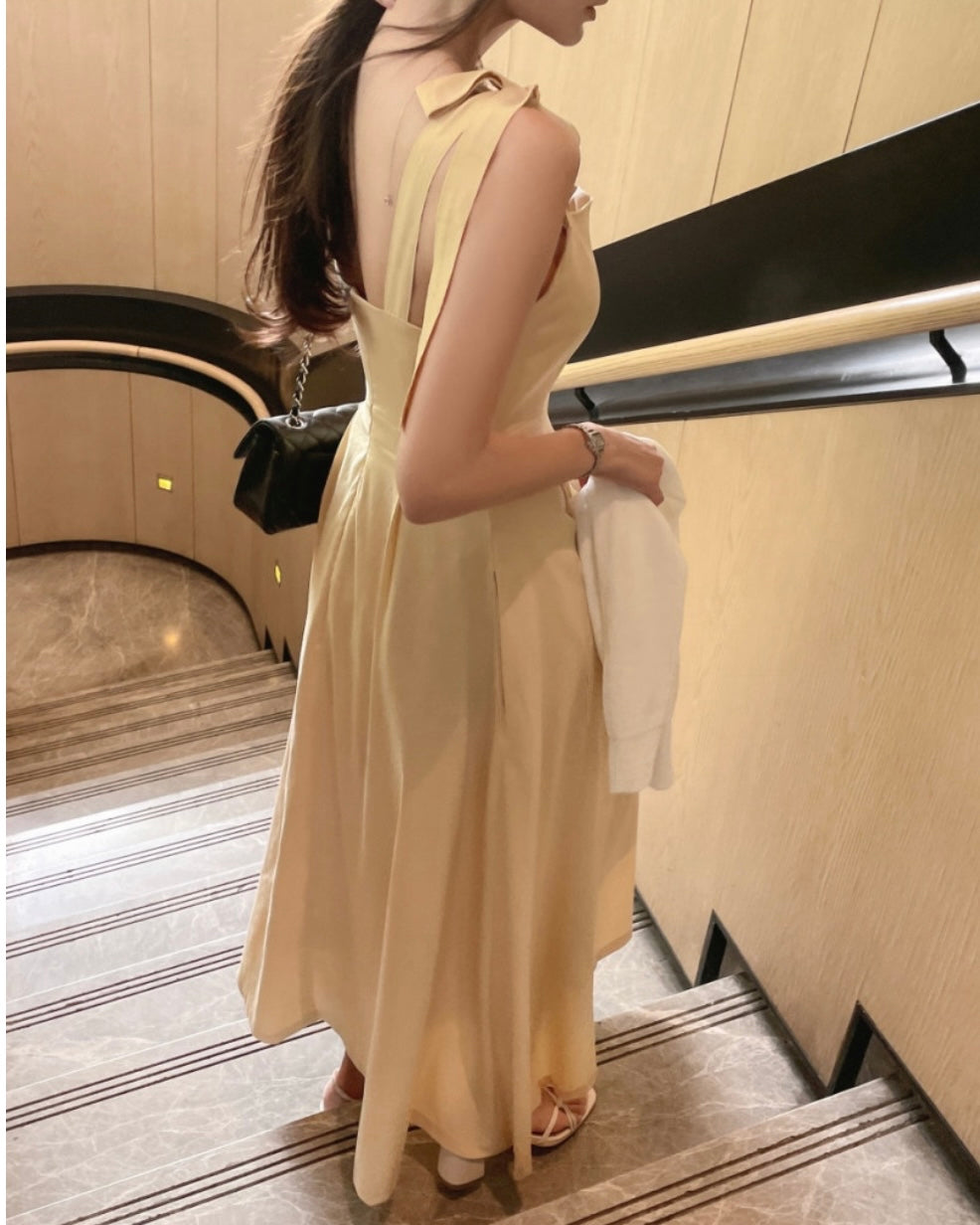 One Ribbon Long Dress
