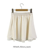 Ribbon Banding Mini Skirt