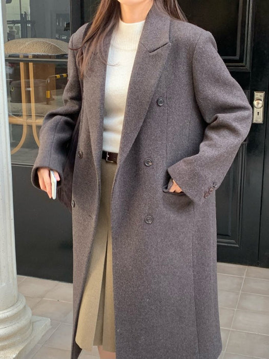 Premium Stanford Double 70% Wool Coat
