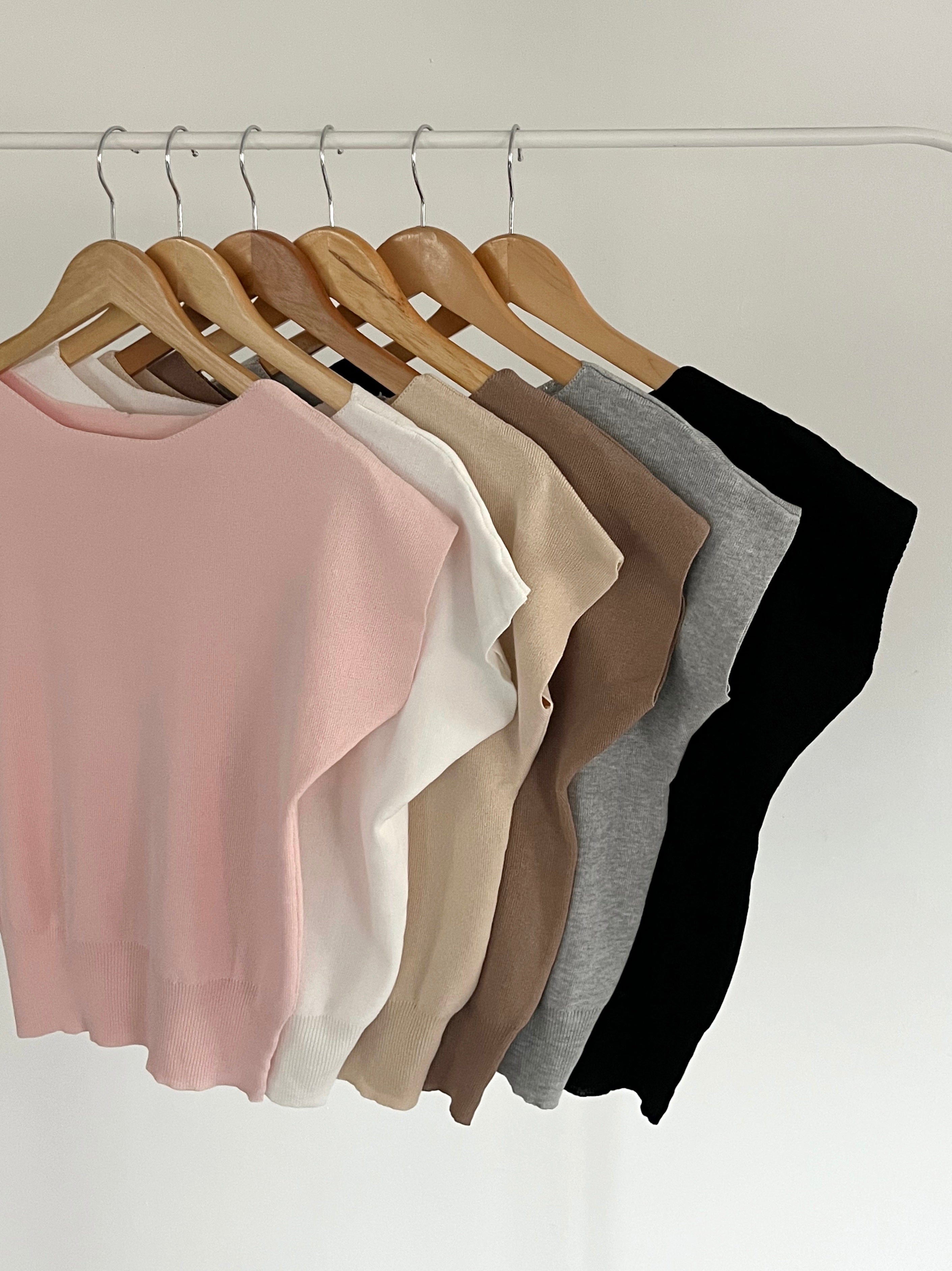 Cool Cap-Sleeve Knit