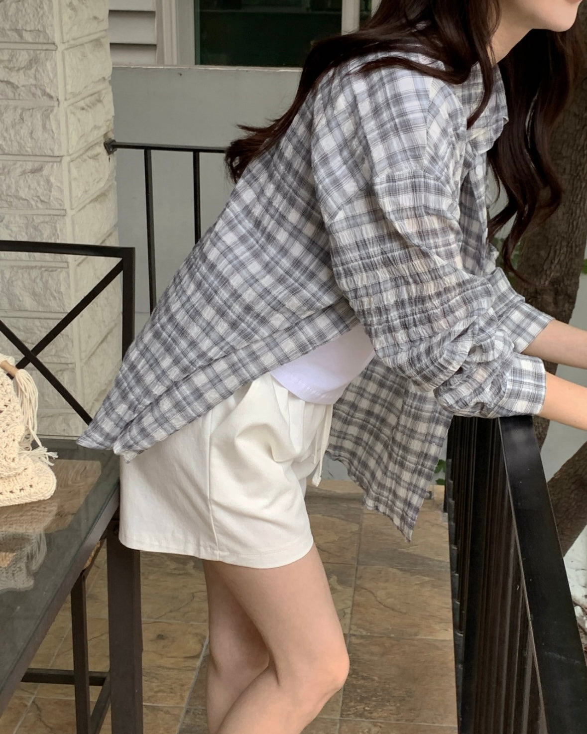 Check Overfit Shirt