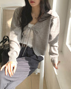 Bonbon Ribbon Cardigan