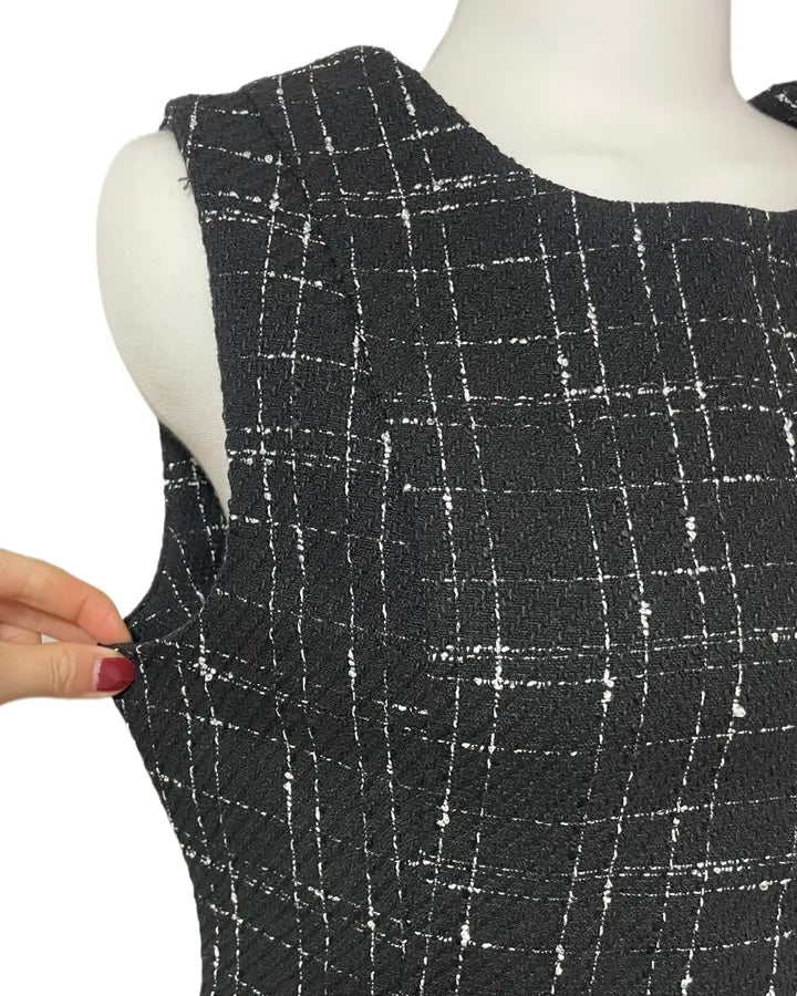 Lia Tweed Flared Dress