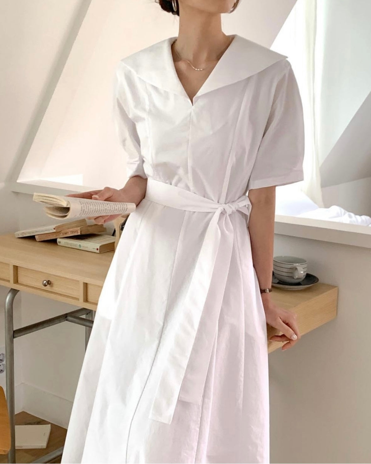 Sailor Cotton Dress