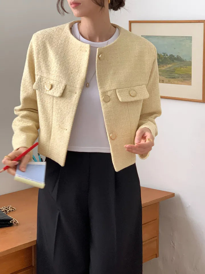 Macaroon Tweed Jacket