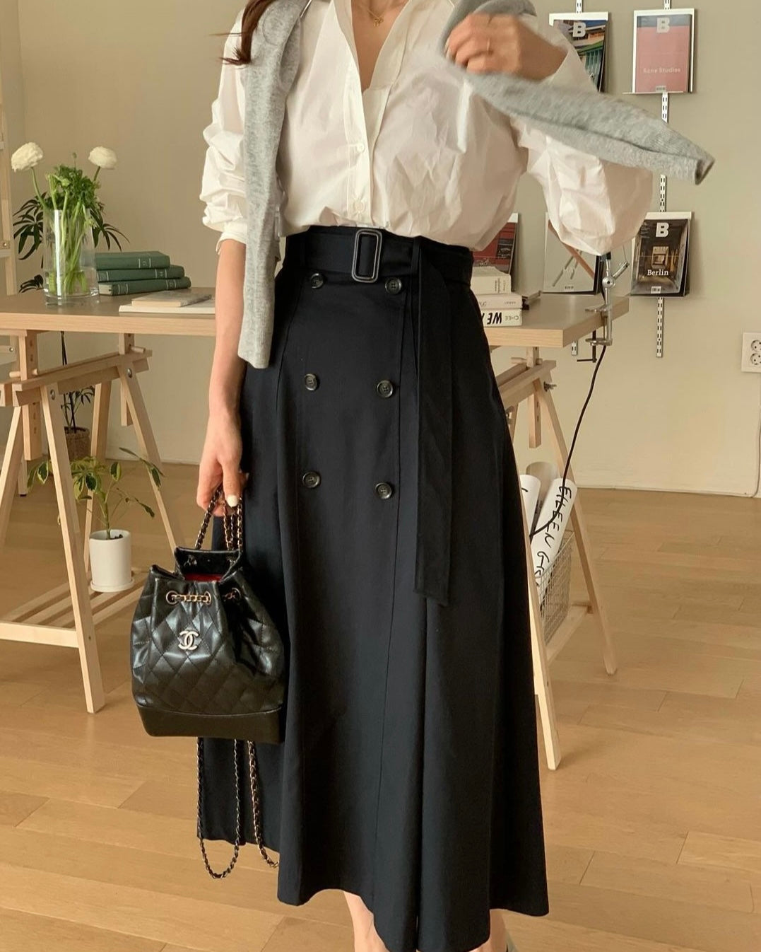 Trench Long Skirt