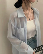 See-Through Overfit Shirt