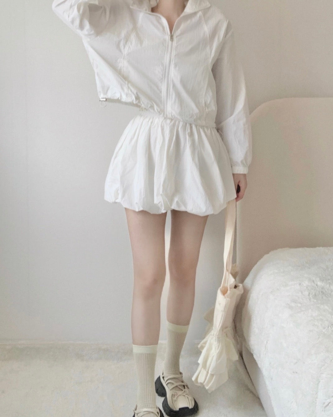 [ Sale Excluded ] Nylon Pumpkin Two-Piece Set