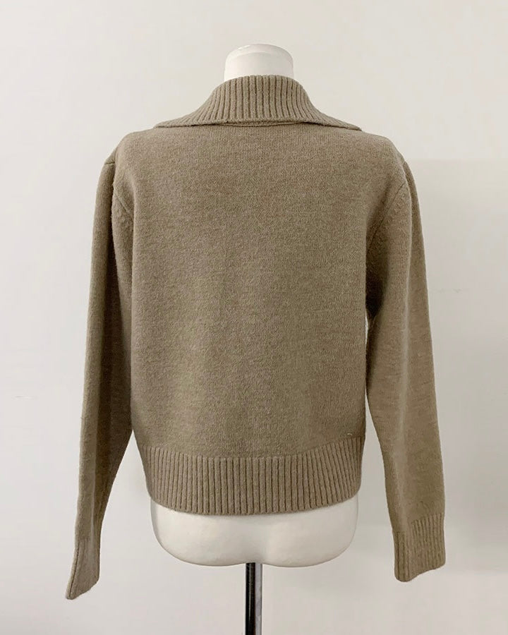 Onion Knit Zip-Up