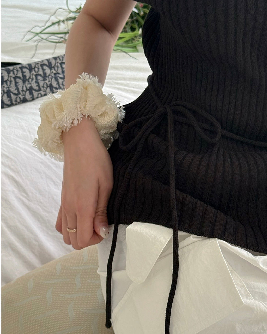 Cool Ribbed Strap Knit