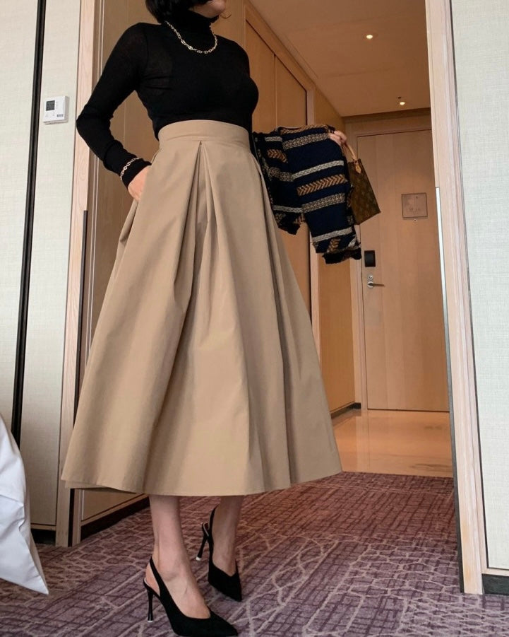 Hepburn Long Skirt