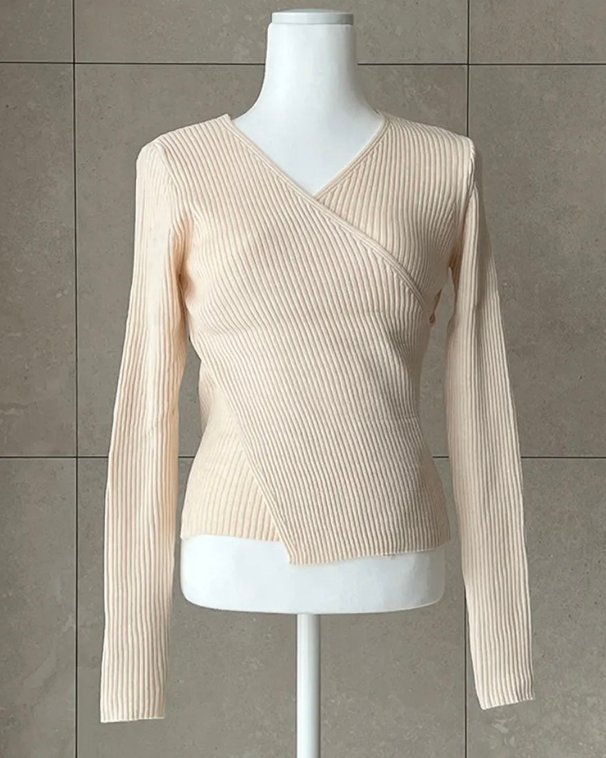 Reverie Wrap Knit Top