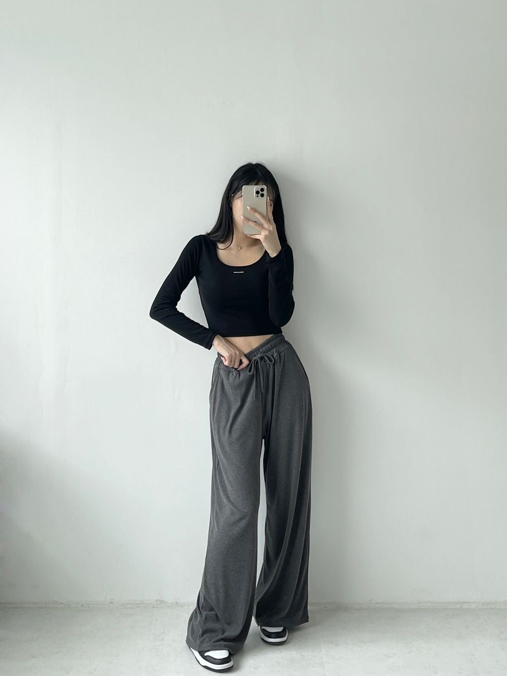 [Short,Long] Flowy Wide Track Pants
