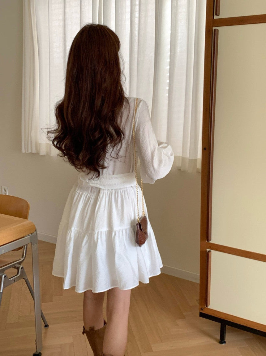 [ Pre-order ] Laurent Pintuck Dress