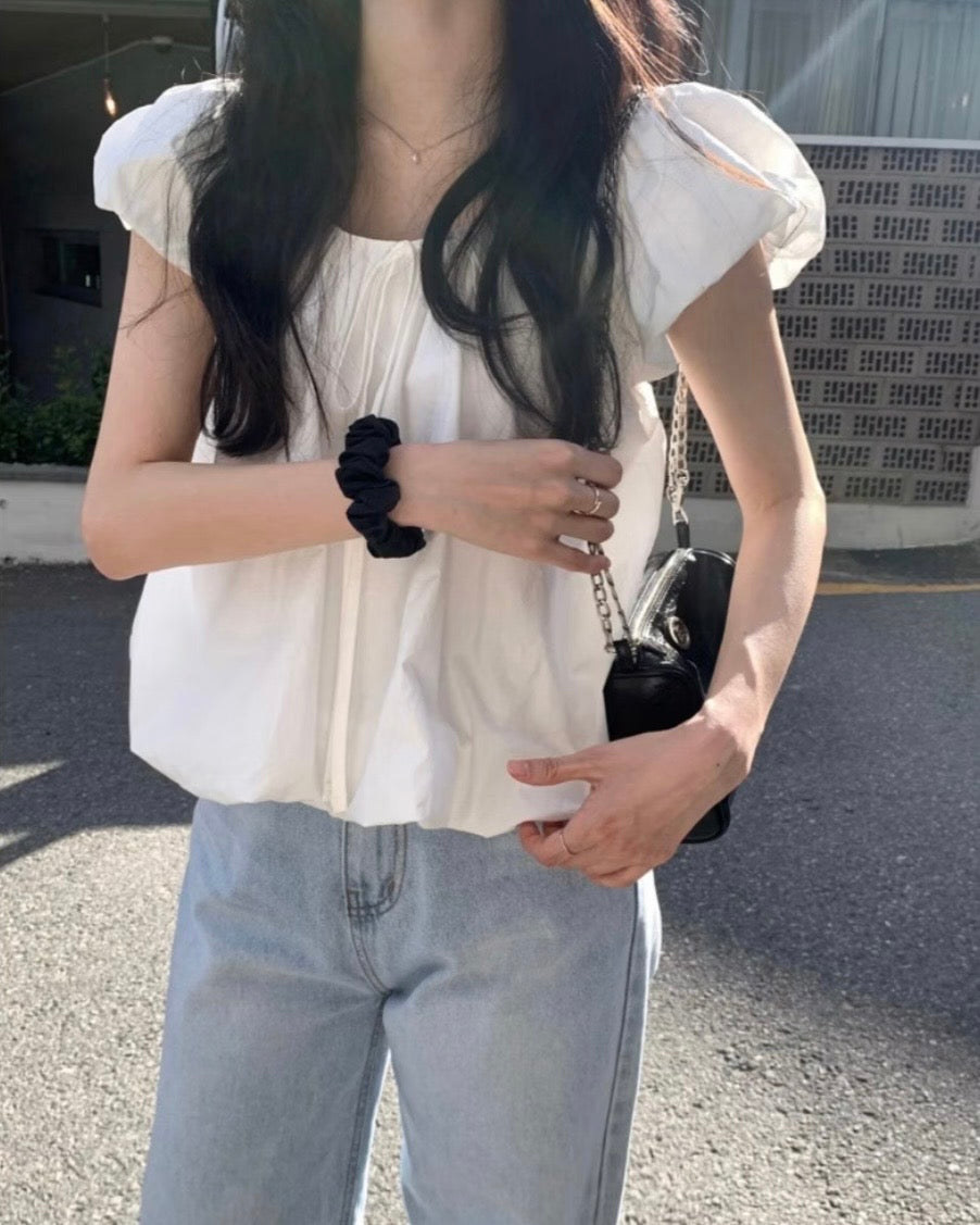 Balloon Ribbon Blouse