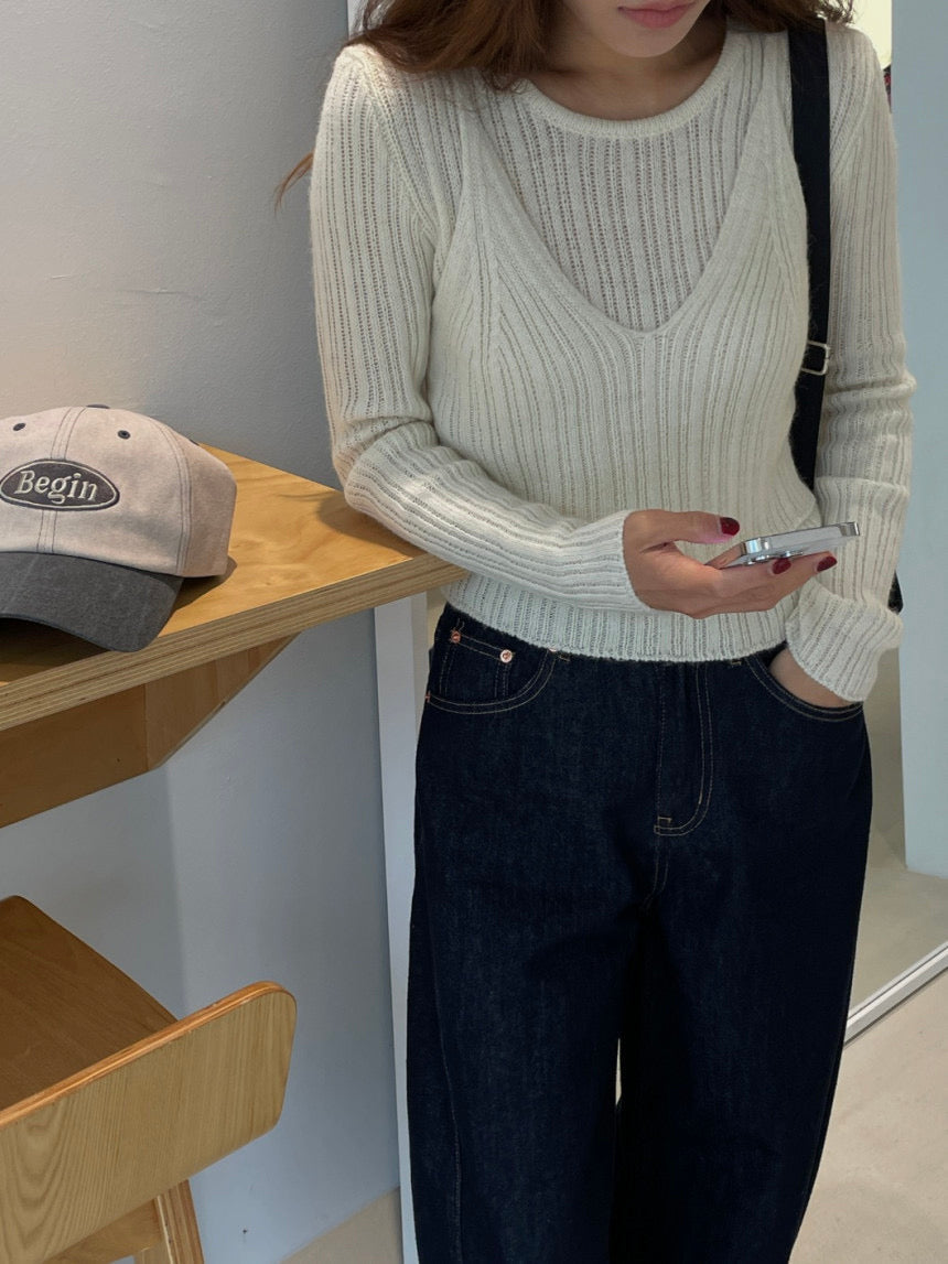 Tony Layered Knit Top