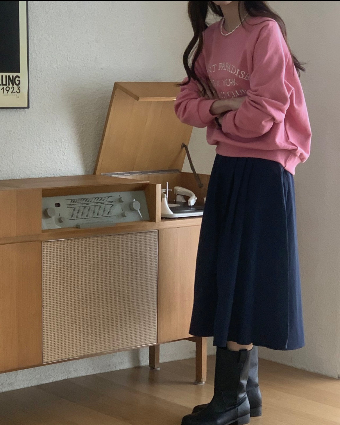 Saint Embroidery Sweatshirt