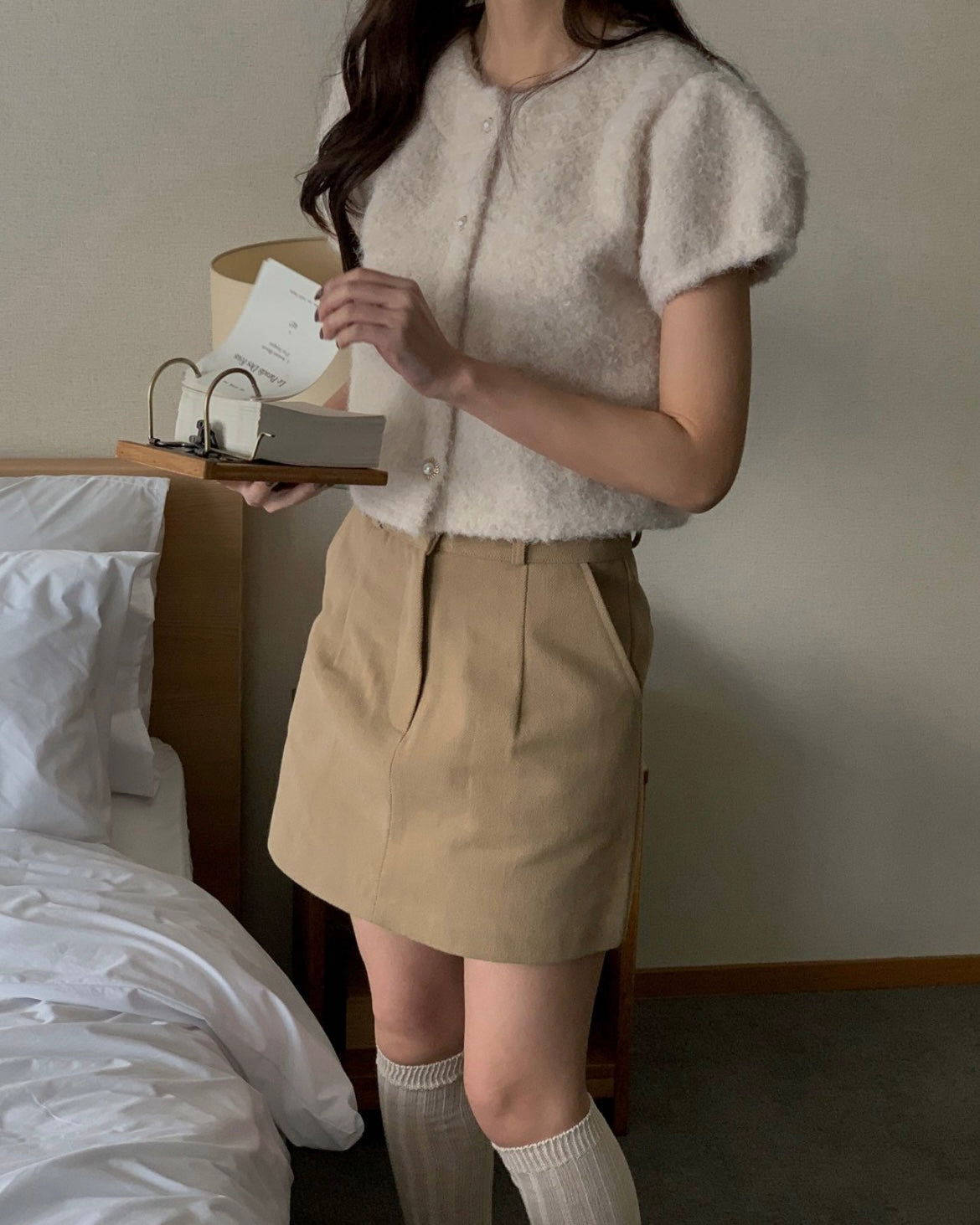 Snow Fur Blouse