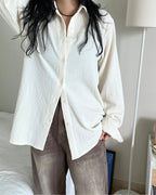 Wrinkle Loose-Fit Skirt
