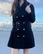 Pleats Jacket Dress
