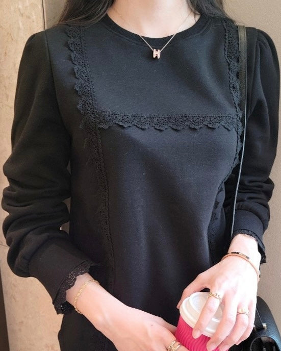 Elodie Lace Sweatshirt